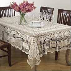 Saro "Crochet" Lace Tablecloth SARO3587